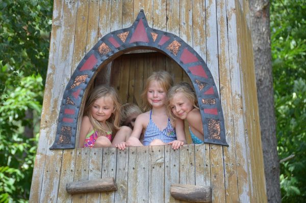 kids playing outside